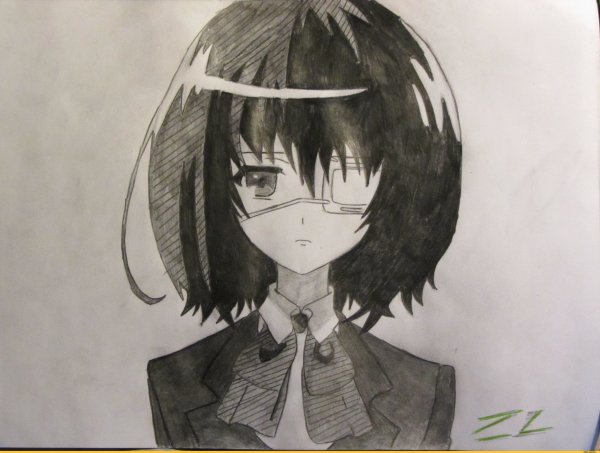 Нарисовать Мисаки Мэй