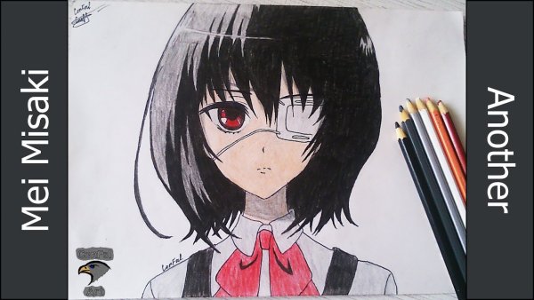 Мисаки Мэй рисунок