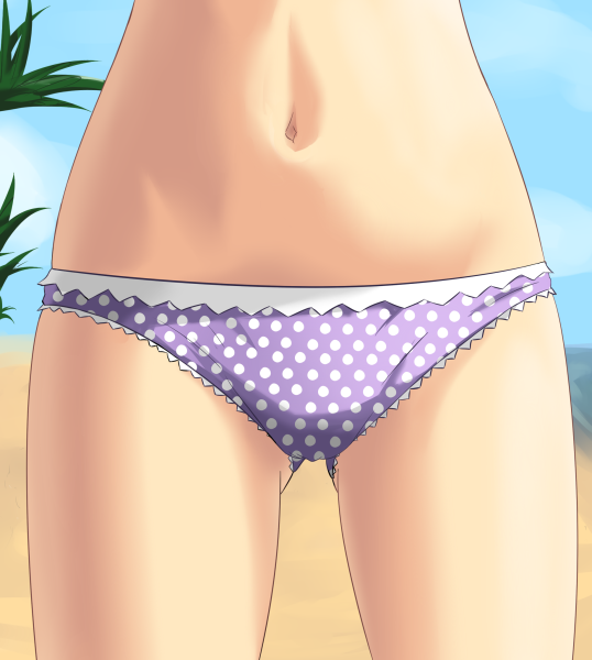 Прозрачные трусики аниме