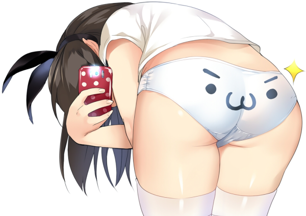 Попа рисунок