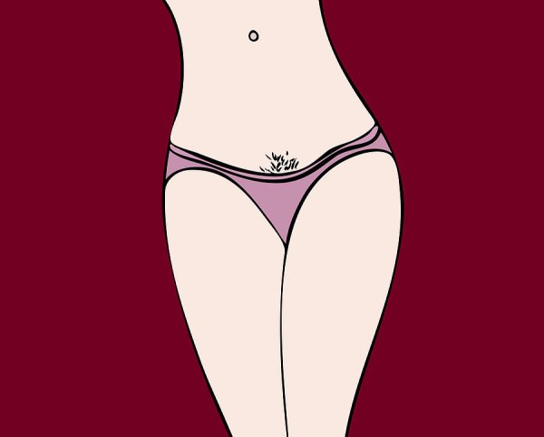 Рисунки девушек в трусиках