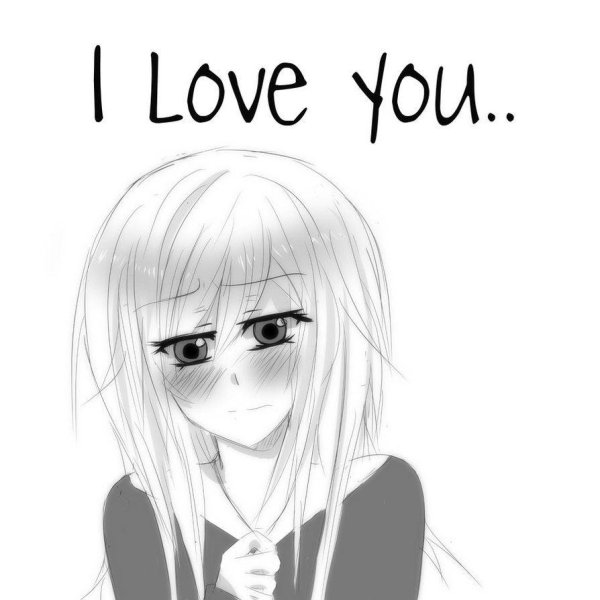 Милые надписи аниме