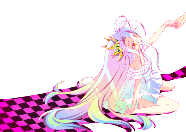 Аниме нет игры нет жизни Широ