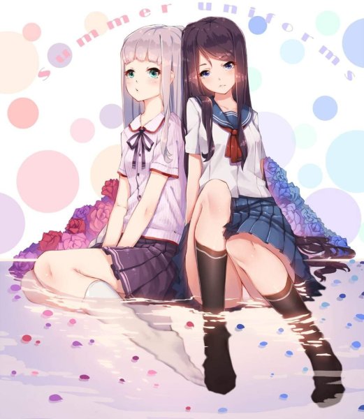 Аниме две девочки