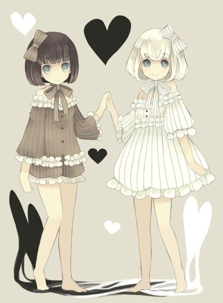 Аниме сестры Близнецы