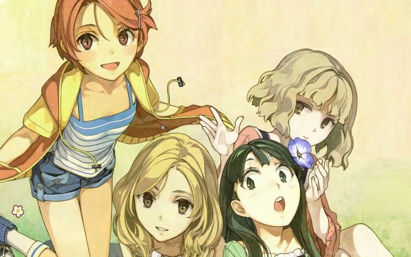 Аниме чудеса цвета лета