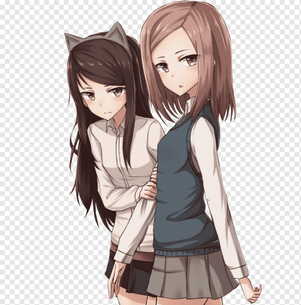 Аниме две подруги