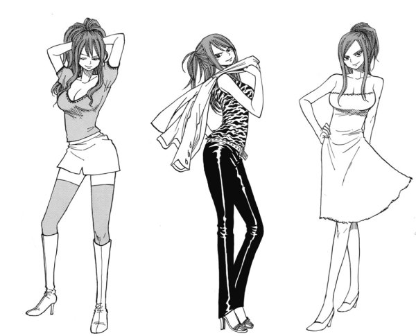 Зарисовки девушек в полный рост