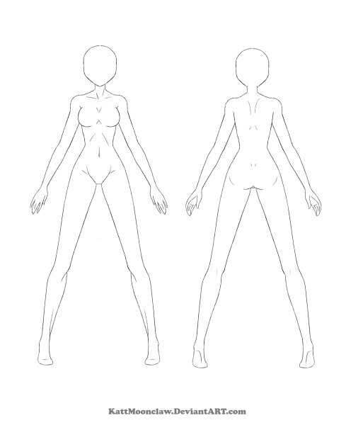 Макет человека для рисования