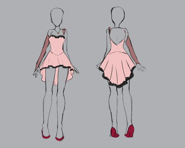 Манекены для рисования одежды