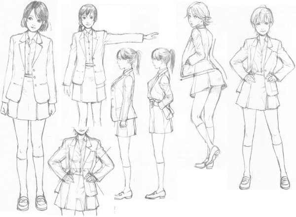 Школьная форма скетч