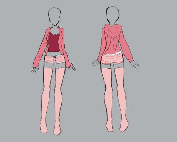 Идеи для рисования одежды