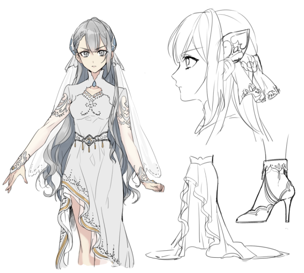 Референсы персонажей из аниме