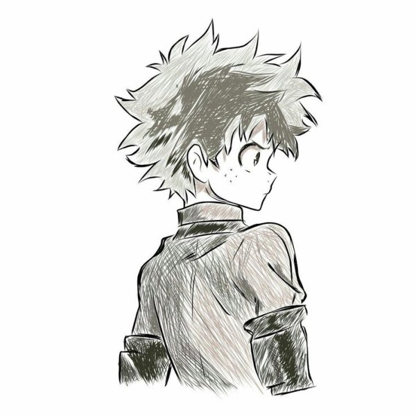 Рисунки Мидори Изуку