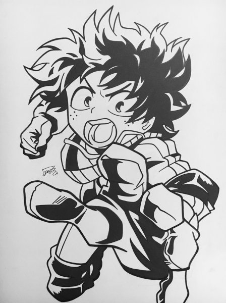 Моя геройская Академия Мидория