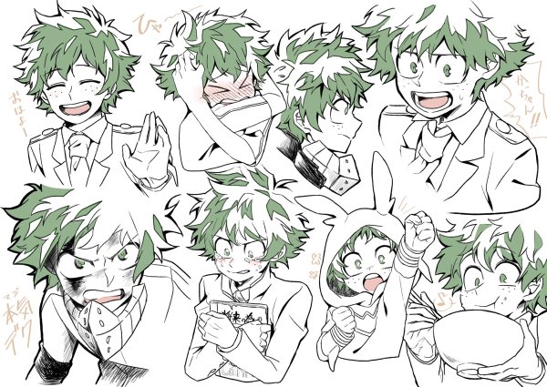 Эмоции Мидори Изуку