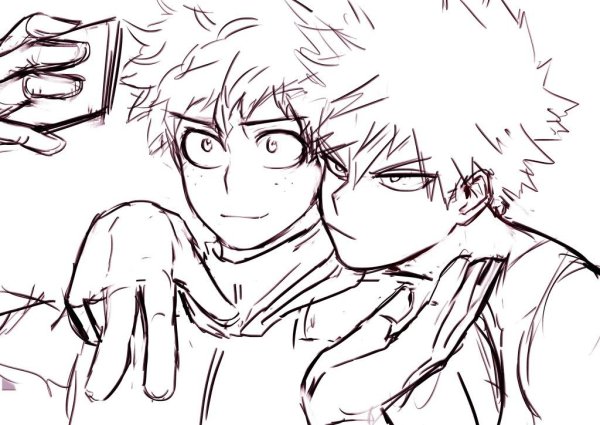 Бакуго Кацуки и Мидория Изуку