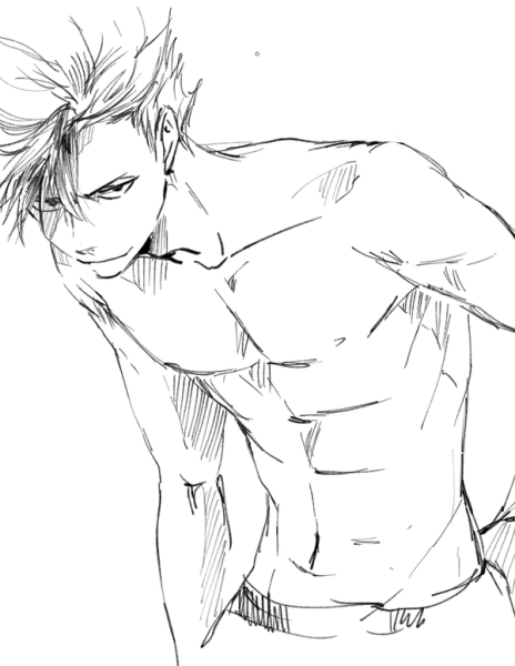 Куро Тетсуро арт торс