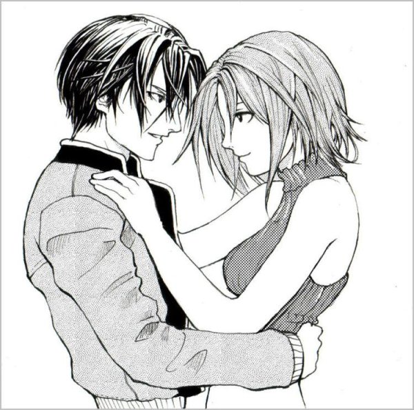 Аниме романтика карандашом