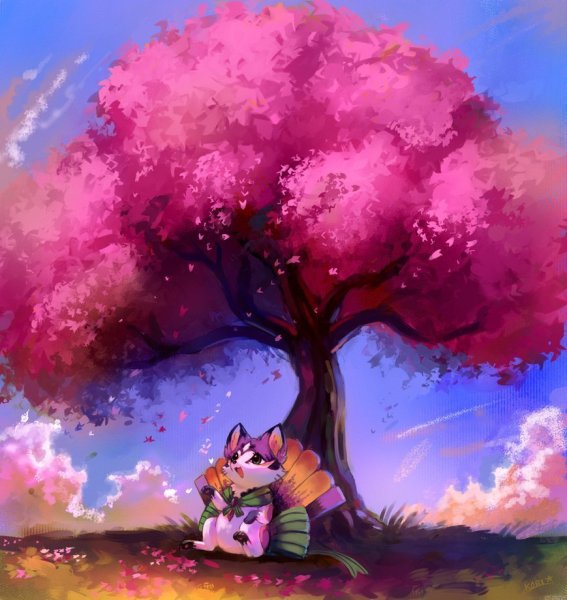 Дерево Сакуры Геншин