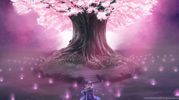 Огромное дерево фэнтези