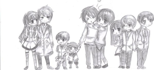 Аниме референс семья