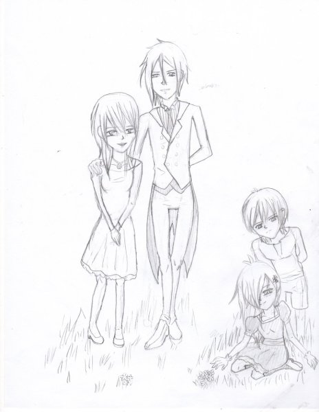 Раскраска Наруто Кушина и Минато