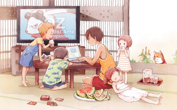 Аниме семья для срисовки