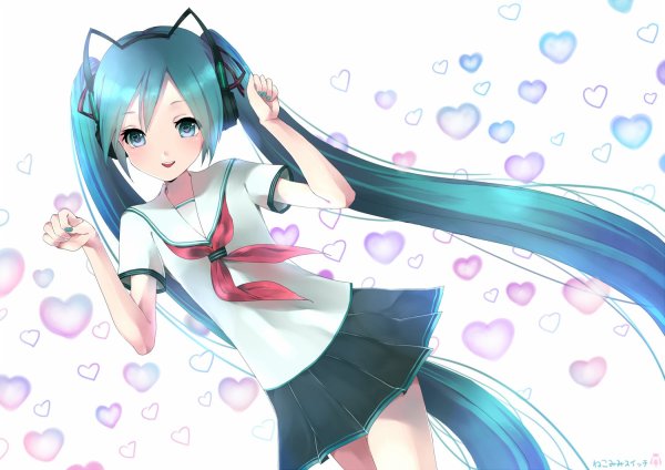 Аниме девочка Хацунэ Мику