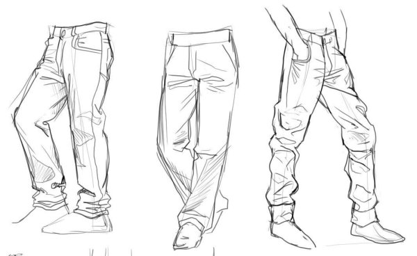 Штаны референс мужские аниме