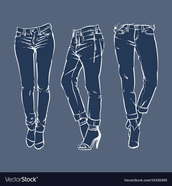 Туториал джинсы женские
