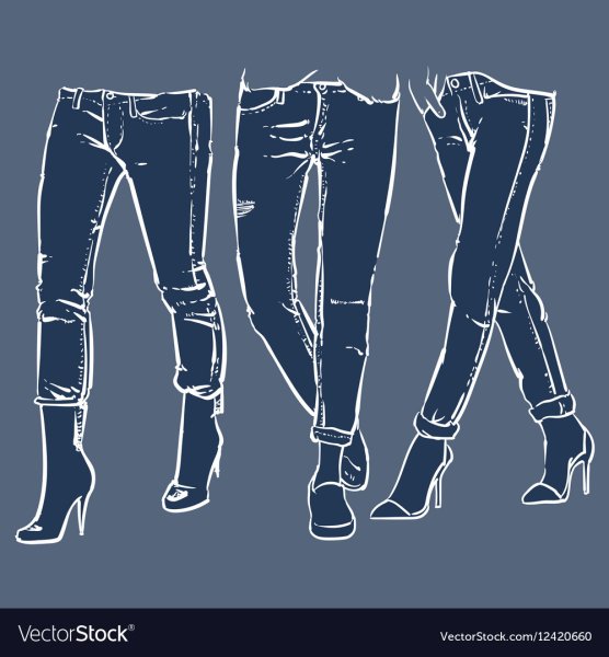 Рисование на джинсах