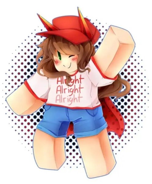 Арт РОБЛОКС девочка