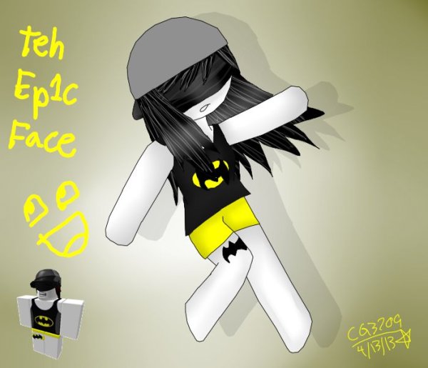 Арт РОБЛОКС девочка