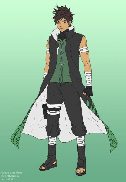 Аниме Самурай карандашом