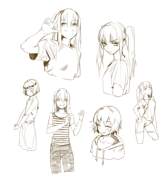 Позы для рисования персонажей