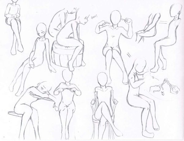 Позы для рисования
