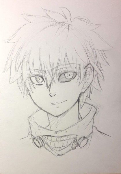 Аниме карандашом