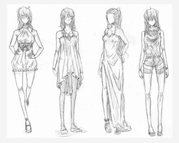 Скетчи в полный рост