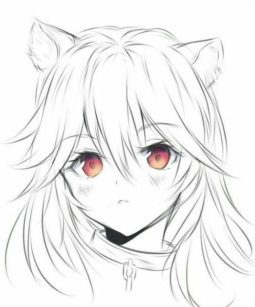 Рафталия для срисовки