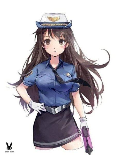 Полицейский карандашом