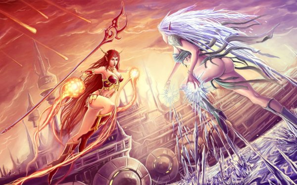 Огонь и лед аниме