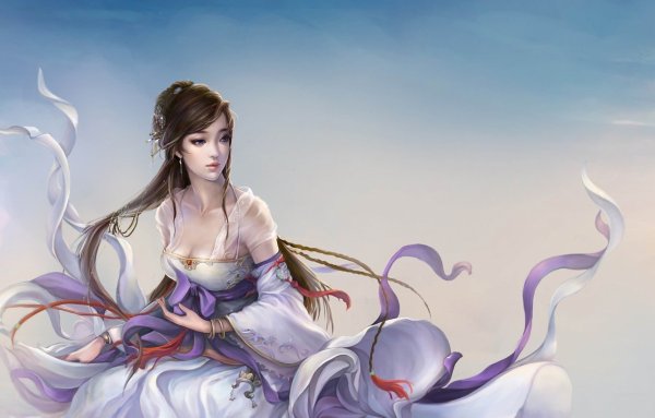 Прекрасная девушка фэнтези