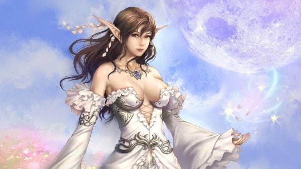 Красивая эльфийка