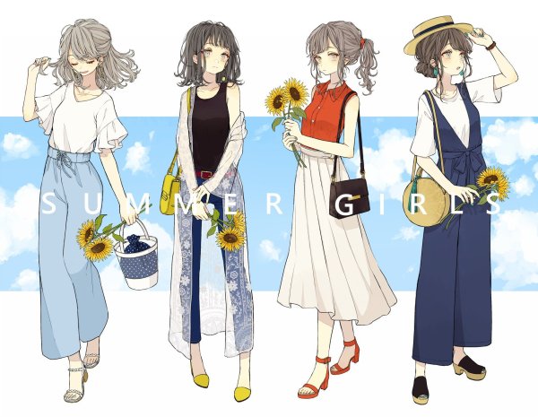 Модная одежда аниме