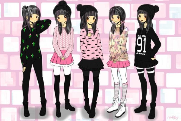 Аниме одежда для девушек