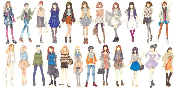 Одежда для рисования современная