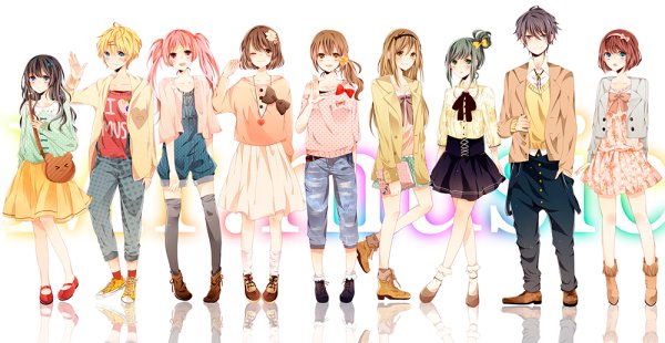 Аниме стиль одежды для девушек