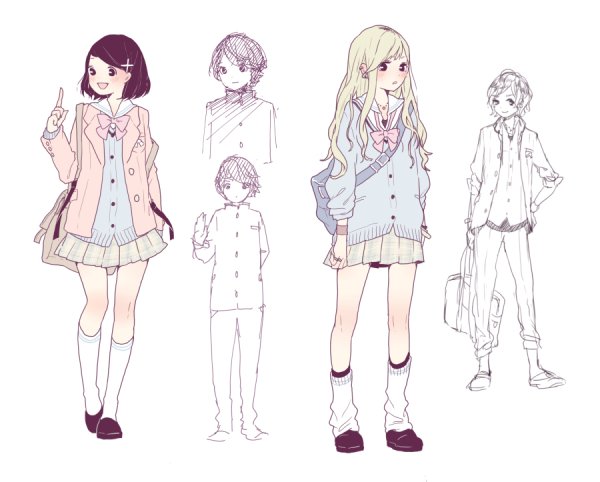 Рисовка одежды для девушек