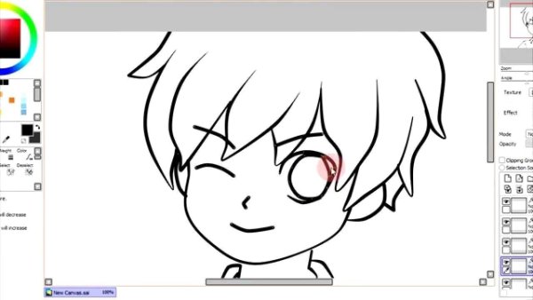 Рисунки на компьютере в Paint Tool Sai